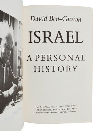 Israel: A Personal History