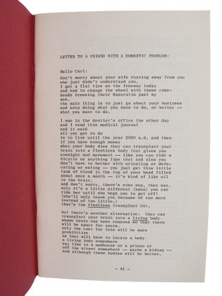 Beauti-ful & Other Long Poems (in) The Wormwood Review: 110 & 111 Volume 28, Number 2 & 3