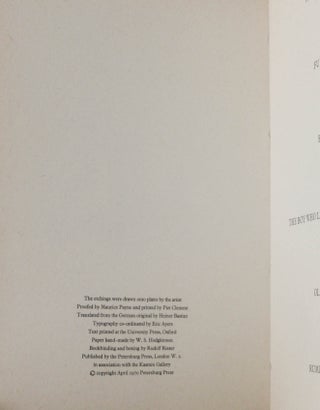 Six Fairy Tales from the Brothers Grimm with original etchings by David Hockney