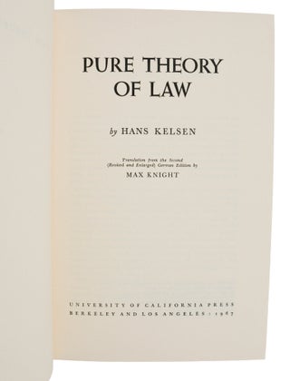 The Pure Theory of Law