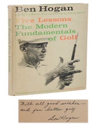Item #140949327 Five Lessons: The Modern Fundamentals of Golf. Ben Hogan, Herbert Warren Wind,...