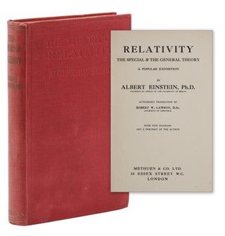 Item #140949340 Relativity: The Special and the General Theory. A Popular Exposition. Albert...