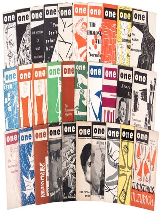 ONE Magazine: The Homosexual Viewpoint (104 early issues)