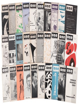 ONE Magazine: The Homosexual Viewpoint (104 early issues)