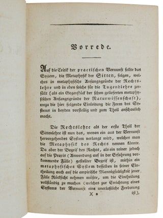 Die Metaphysik der Sitten: Metaphysische Anfangsgrunde der Rechtslehre; Metaphysische Anfangsgr&uuml;nde der Tugendlehre (Metaphysics of Morals)