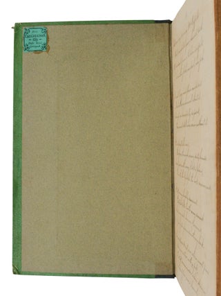 Handwritten 19th century book of riddles, trifles, conundrums, and puzzles