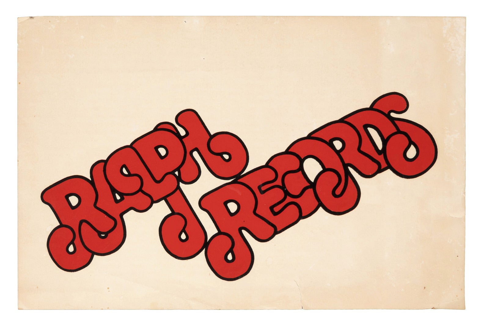 Silkscreen print of Ralph Records logo | Ralph Records, The Residents
