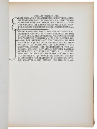 Die Odyssee: Neu ins Deutsch Uebertragen von Rudolf Alexander Schroeder