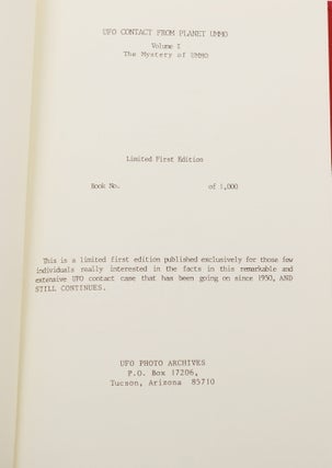 UFO Contact from Planet UMMO: The Mystery of UMMO (Vol. 1) & The Incredible Truth (Vol. 2)