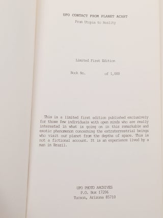 UFO Contact from Planet Acart: From Utopia to Reality