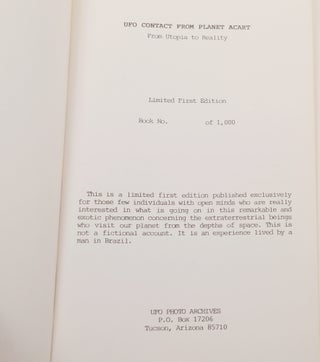 UFO Contact from Planet Acart: From Utopia to Reality