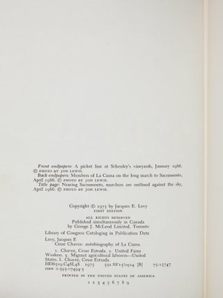 Cesar Chavez: Autobiography of La Causa