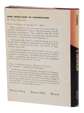 From Death-Camp to Existentialism: A Psychiatrist's Path to a New Therapy (Man's Search for Meaning)