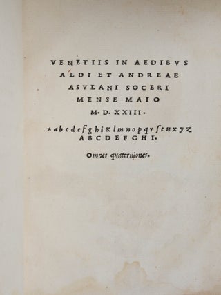 De philosophia volumen primum, in quo haec continentur. Academicarum quaestionum. Editionis primae liber secundus. Editionis secundae liber primus. De finibus bonorum et malorum libri V. Tusculanarum quaestionum libri V. Editionis secundae liber primus. De finibus bonorum & malorum libri V. Tusculanarum quaestionum libri V.