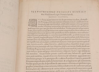Mosis Libri V, cum Iohannis Caluini Commentariis. Genesis seorsum: reliqui quator in formam harmoniae digesti.