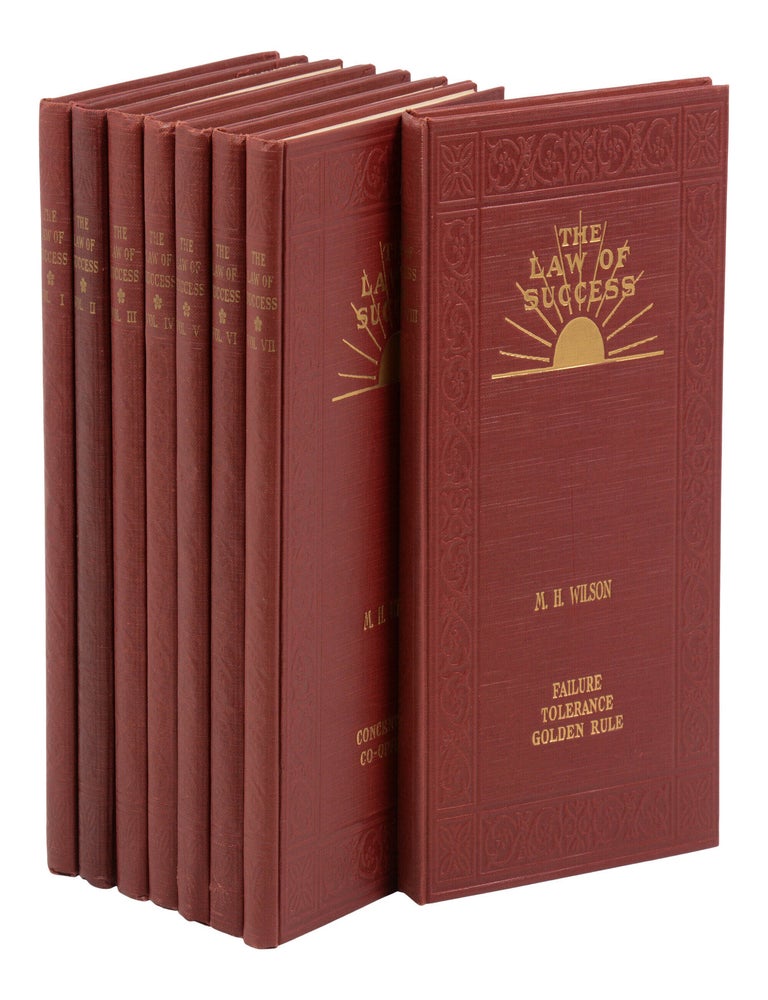 Item #140949505 The Law of Success. In Sixteen Lessons. Teaching, for the First Time in the History of the World, the True Philosophy Upon Which All Personal Success is Built. Napoleon Hill.