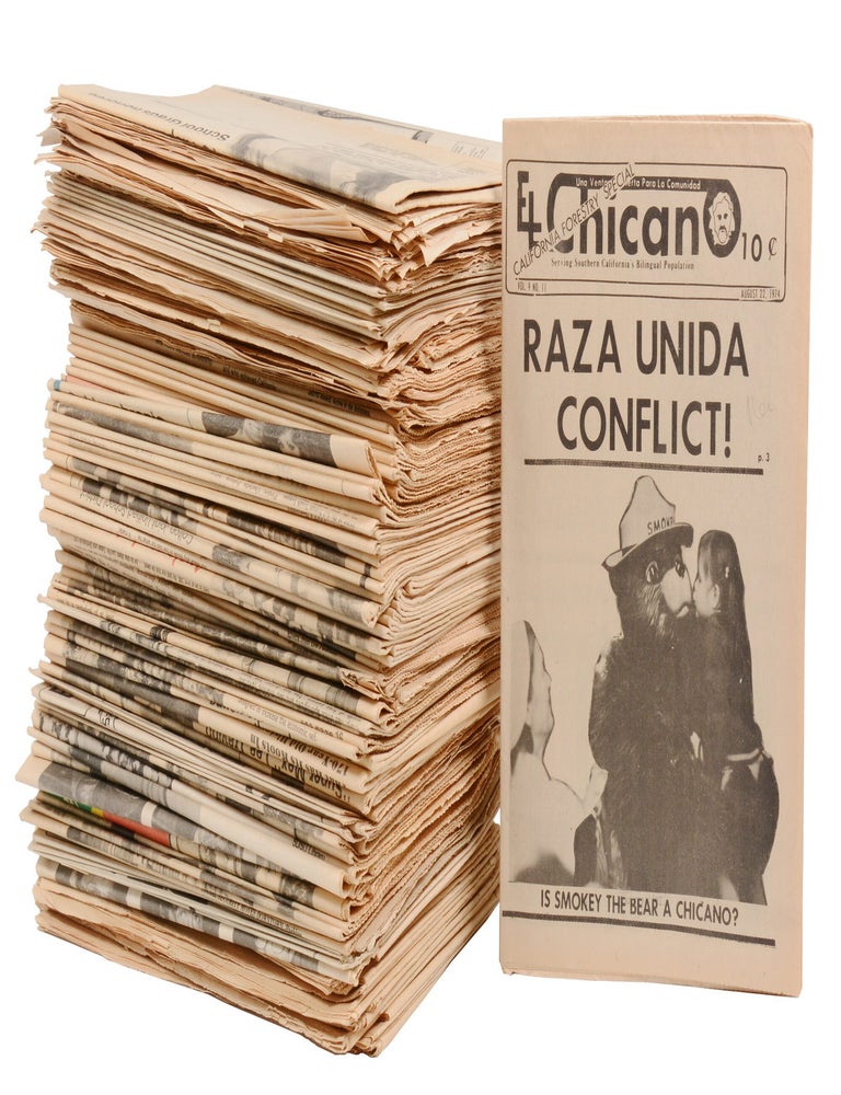Item #140949508 El Chicano: Una Ventana Abierto Para La Comunidad, Serving Southern California's Bilingual Population (156 issues). Marta Macias McQueen.