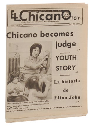 El Chicano: Una Ventana Abierto Para La Comunidad, Serving Southern California's Bilingual Population (156 issues)