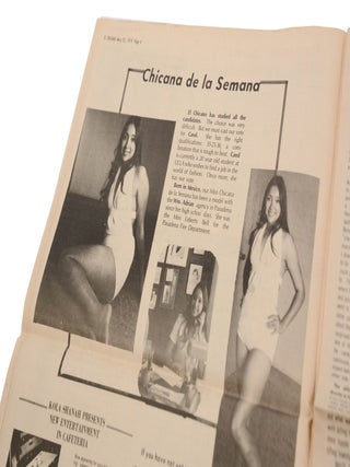 El Chicano: Una Ventana Abierto Para La Comunidad, Serving Southern California's Bilingual Population (156 issues)