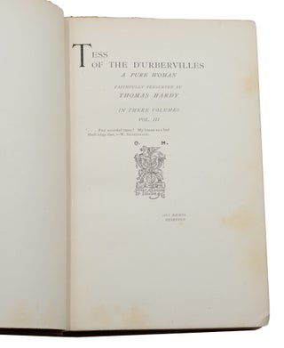 Tess of the d'Urbervilles: A Pure Woman Faithfully Presented