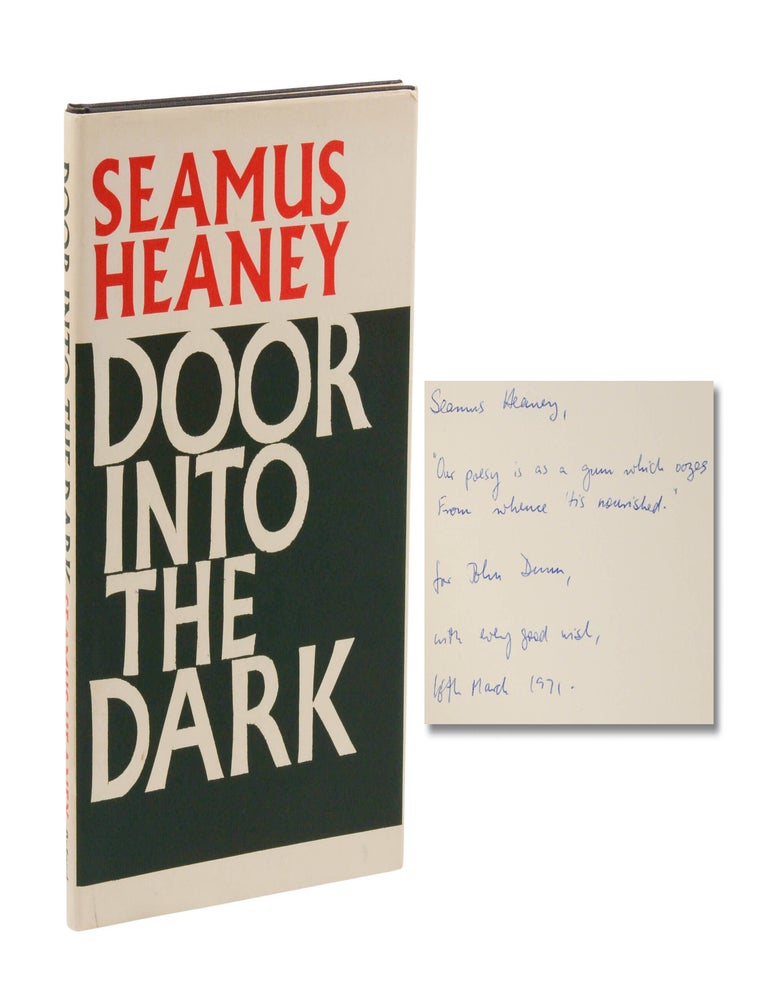 Item #140949577 Door Into the Dark. Seamus Heaney.