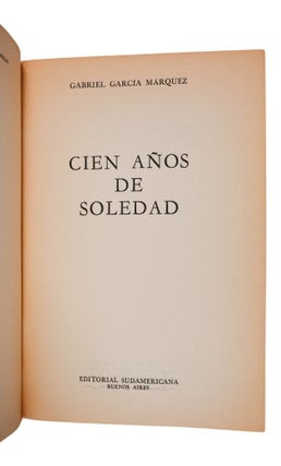 Cien Anos de Soledad (One Hundred Years of Solitude)