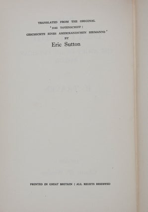 The Death-Ship: The Story of an American Sailor