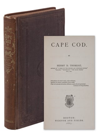 Item #140949639 Cape Cod. Henry David Thoreau