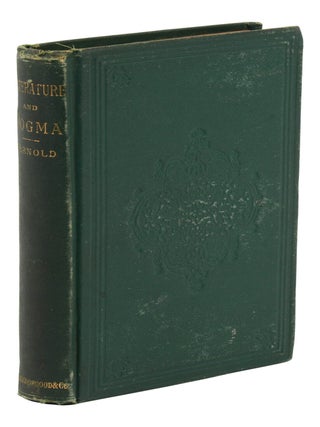 Literature and Dogma: An Essay Towards a Better Apprehension of the Bible