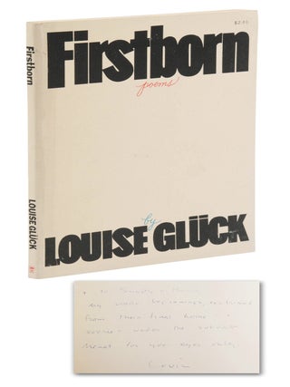 Item #140949674 Firstborn. Louise Gluck