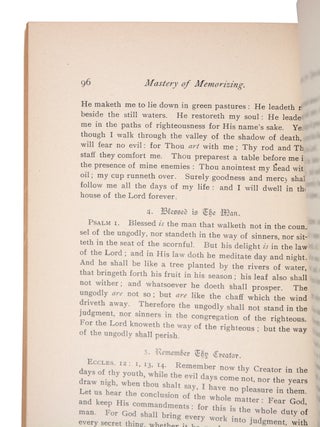The Memory Library. Memory and Thought Series. Numbers 1-6.