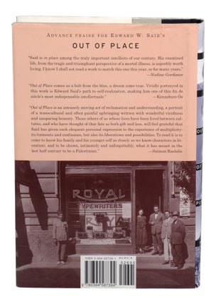 Out of Place: A Memoir