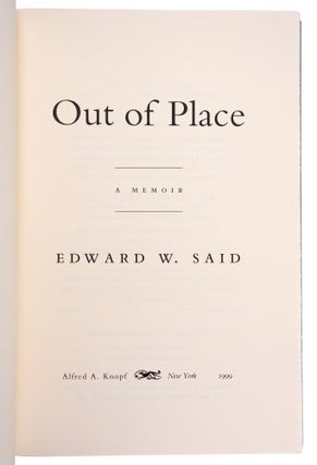 Out of Place: A Memoir