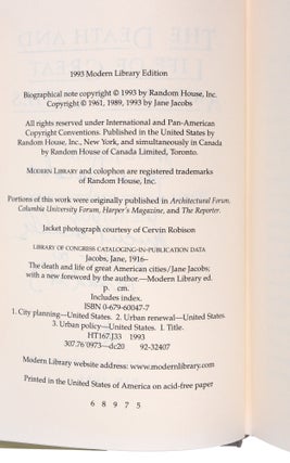 The Death and Life of Great American Cities
