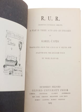 R.U.R. (Rossum's Universal Robots): A Play in Three Acts and an Epilogue