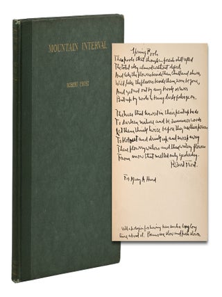 Item #140950022 Mountain Interval. Robert Frost