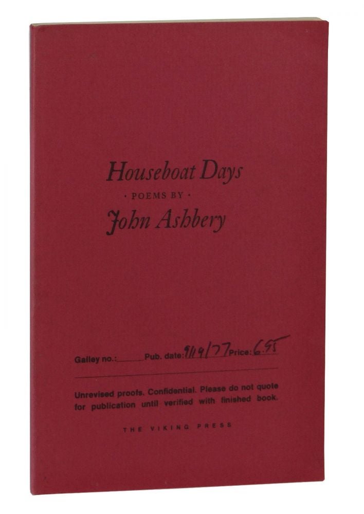 Item #150323008 Houseboat Days. John Ashbery.