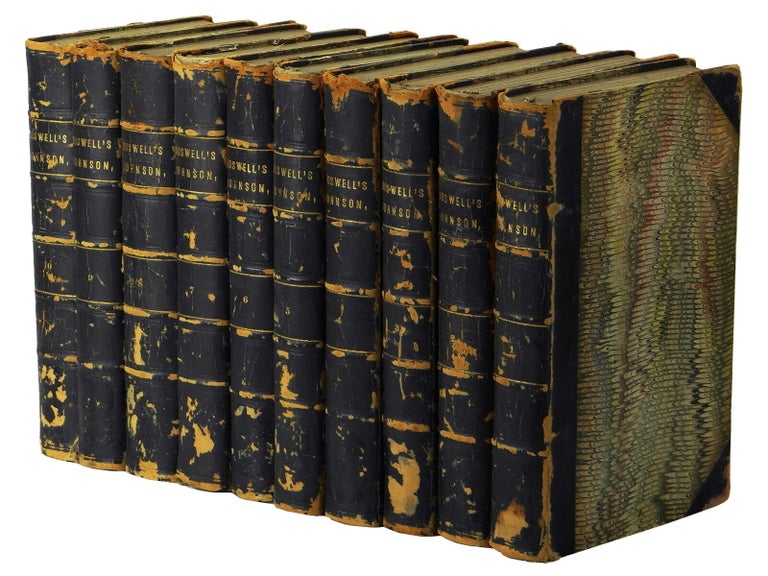 Item #150502013 The Life of Samuel Johnson, LL.D. including A Journal of his Tour to the Hebrides (Croker Edition, 10 volume set). James Boswell.