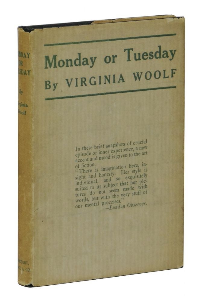 Monday or Tuesday | Virginia Woolf | First Edition