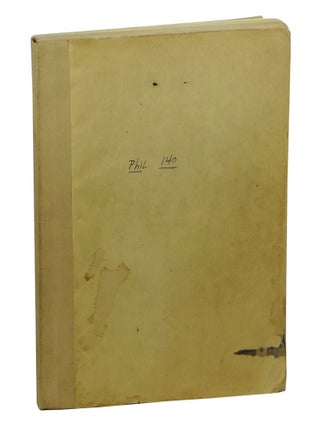 Item #150923009 Theory of Deduction: Parts I-IV. Willard Van Orman Quine