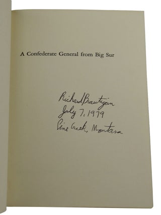 A Confederate General from Big Sur