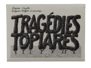 Item #160710015 Dogear Wryde Postcards: Tragedies Topiares. Edward as Dogear Wryde Gorey