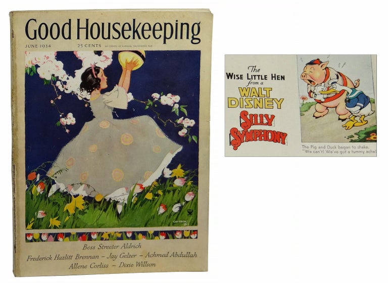Item #161028001 "From a Walt Disney Silly Symphony: The Wise Little Hen" in Good Housekeeping, June 1934. Walt Disney.