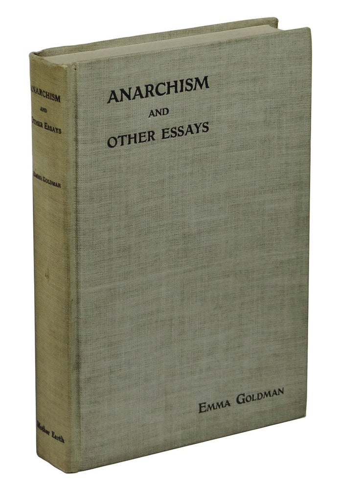 Item #161029018 Anarchism and Other Essays. Emma Goldman.