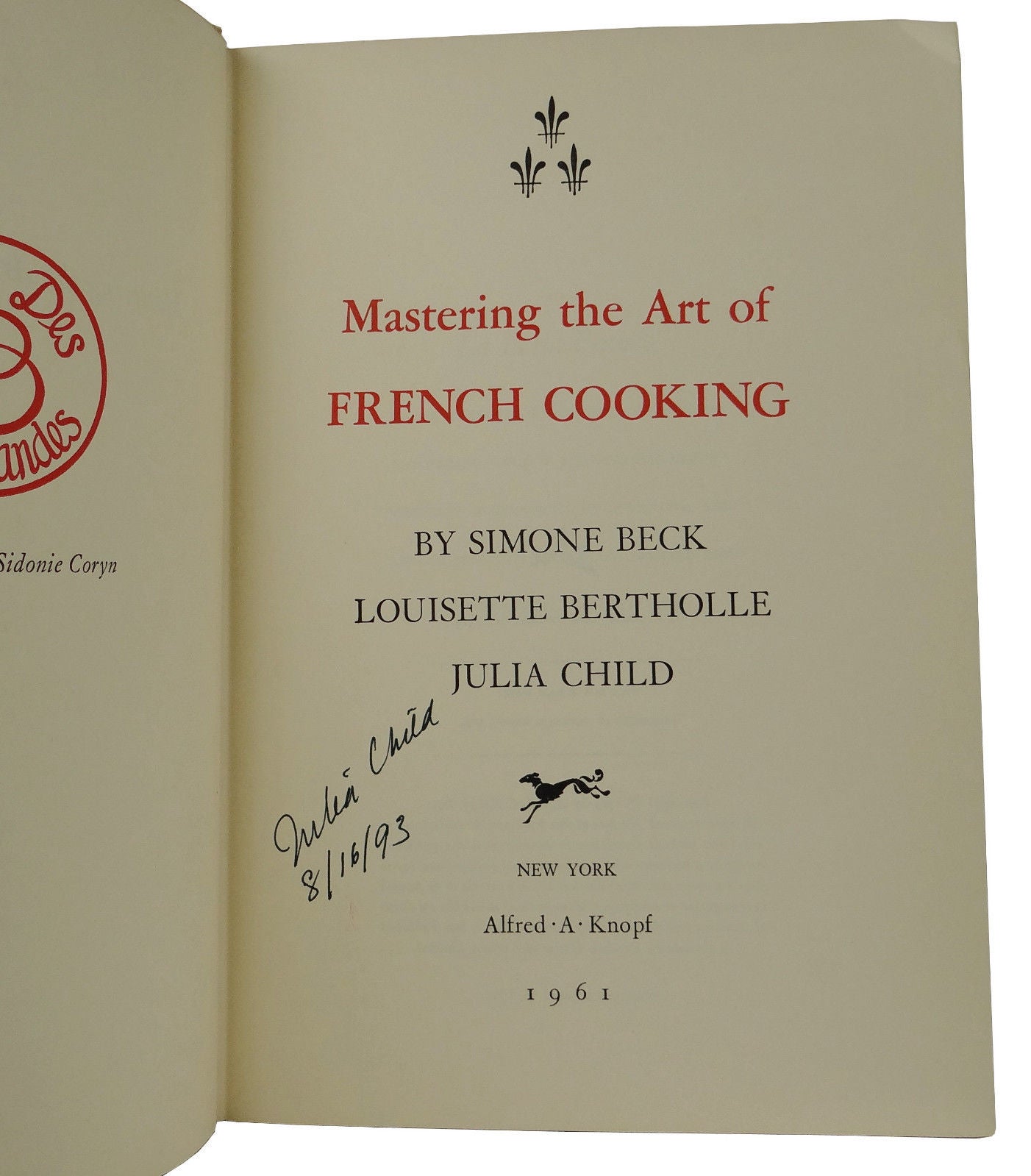 Mastering the buy art of French Cooking 1961