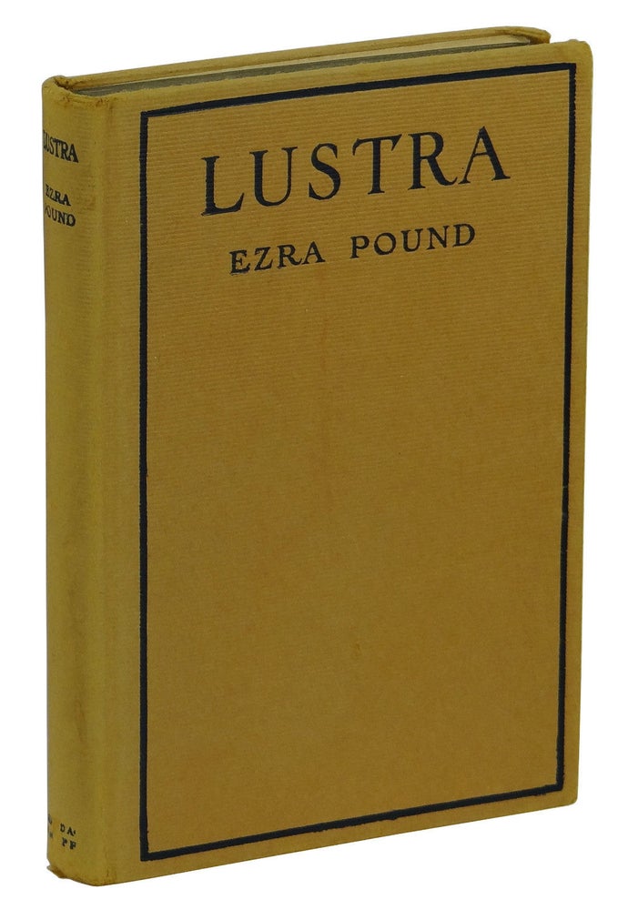 Item #161213001 Lustra. Ezra Pound.