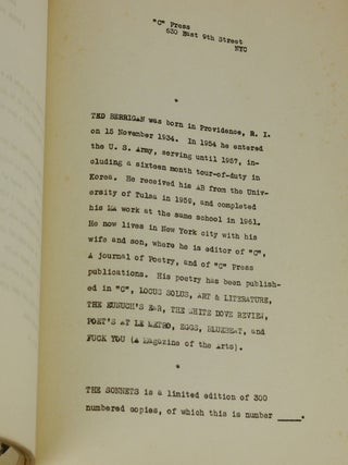 The Sonnets