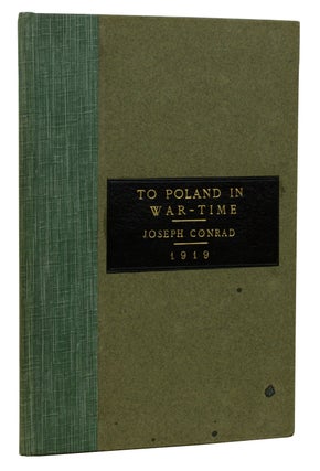 Item #170628011 To Poland in War-Time. Joseph Conrad