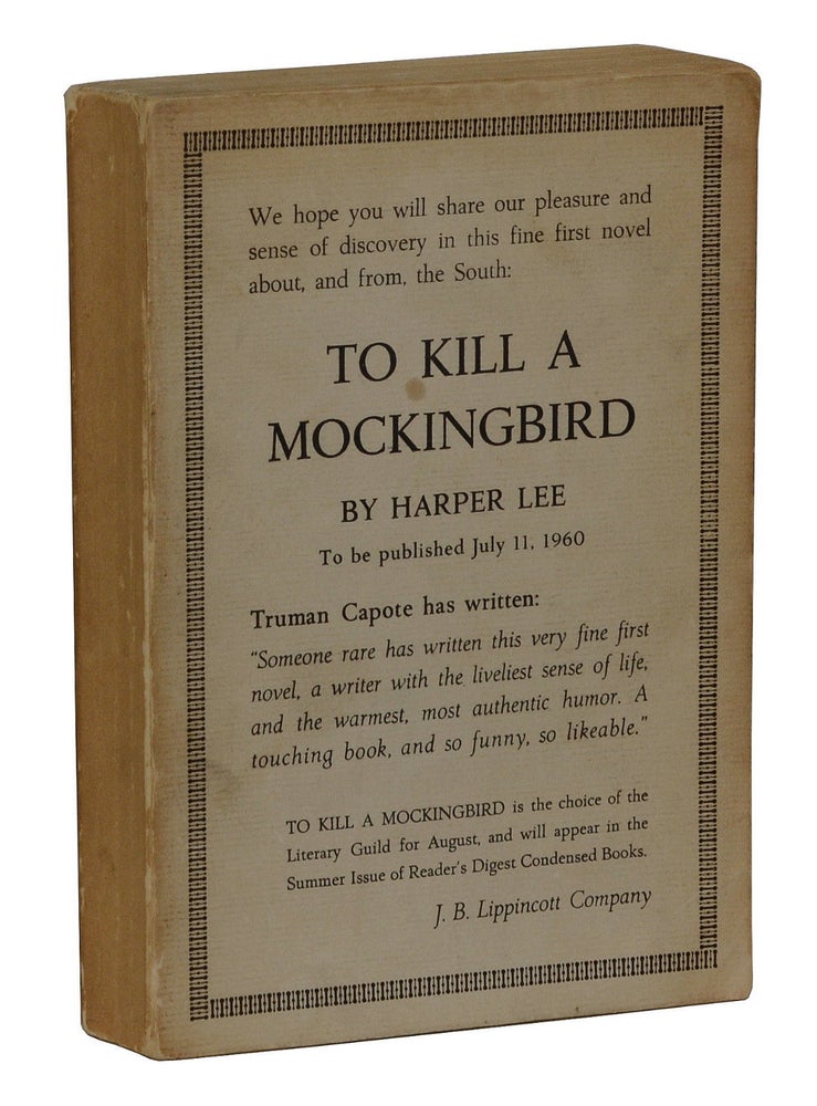 Item #170928002 To Kill a Mockingbird. Harper Lee.