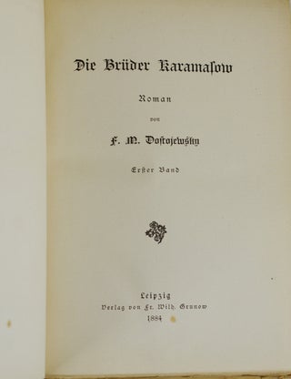 Die Bruder Karamasow (The Brothers Karamazov)